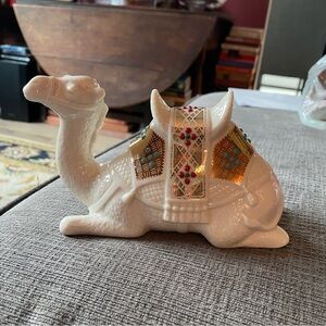 Lenox China Jewels Nativity. Ivory Resting Camel Figurine